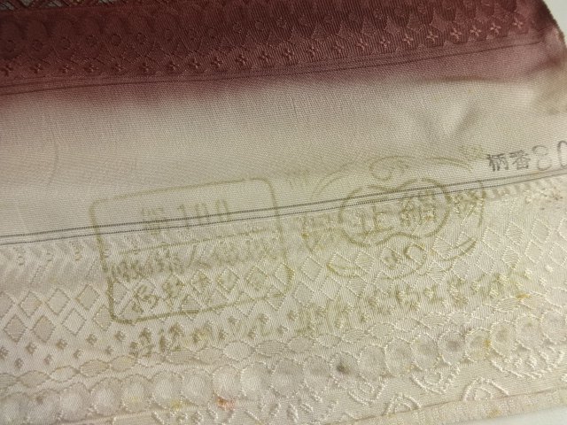 351t□ 丹後ちりめん 利休織 和モダン 小紋 反物 正絹 □ひまわり