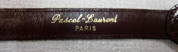 PASCAL LAURENT パスカル ローレント ベルト クロコダイル CROCODILE 70 MADE IN FRANCE 【ウ350】_画像4