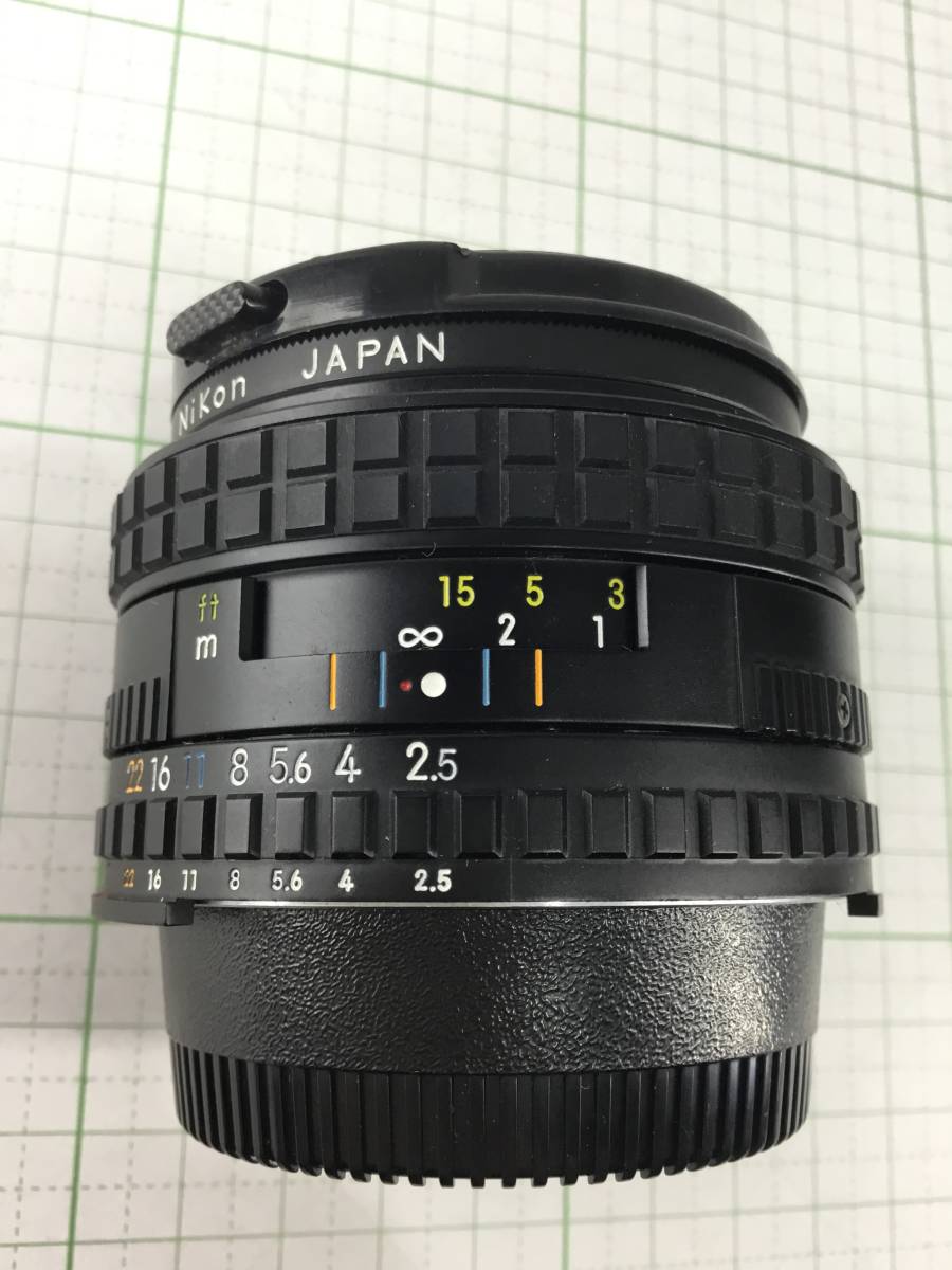 【中古品】ニコン Nikon SERIES E 35mm F2.5 フィルター1枚前後キャップ付　_画像7