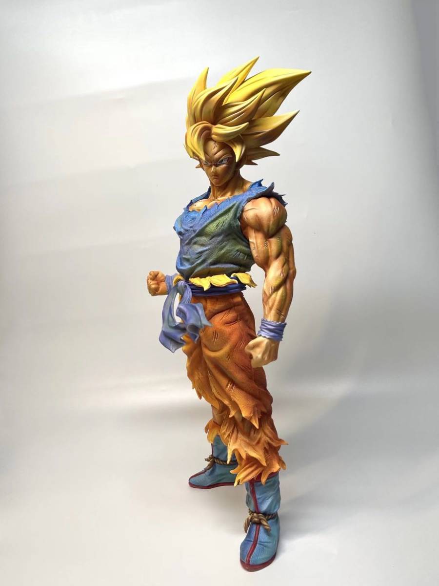 ドラゴンボール KD 孫悟空 スーパーサイヤ人1/4 彫像 2.5D塗装 フィギュア リペイント 二次元彩色 アニメ塗り 2D　_画像7