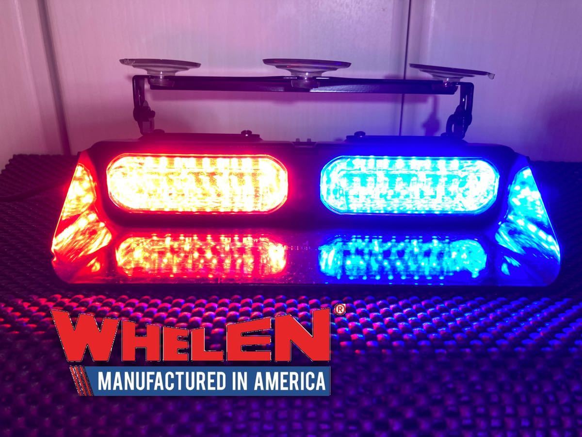 WHELEN ウィレン 車内用LEDフラッシュライト「DUAL AVENGER」赤/青