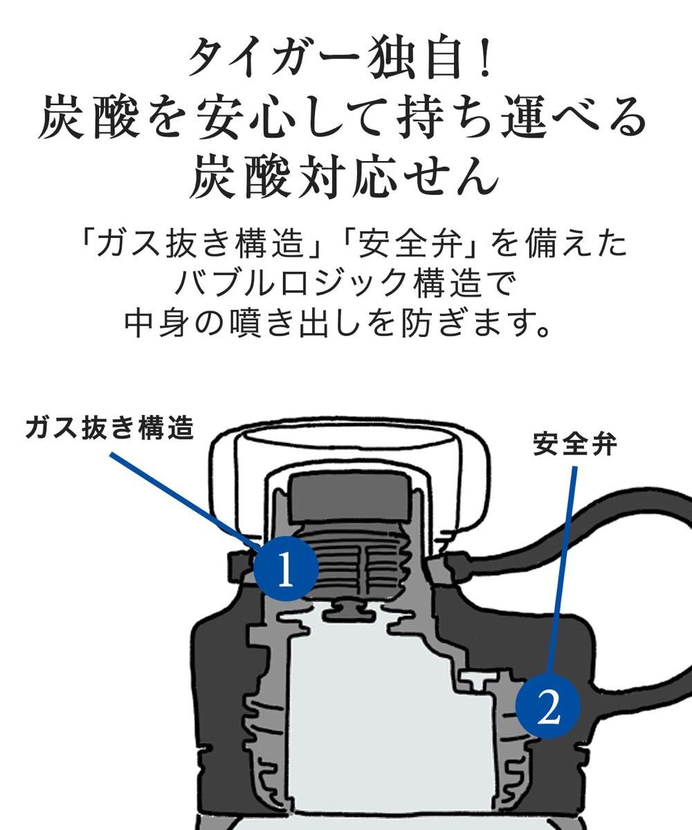 【炭酸対応】真空断熱炭酸ボトル ステンレスボトル 保冷 500ml