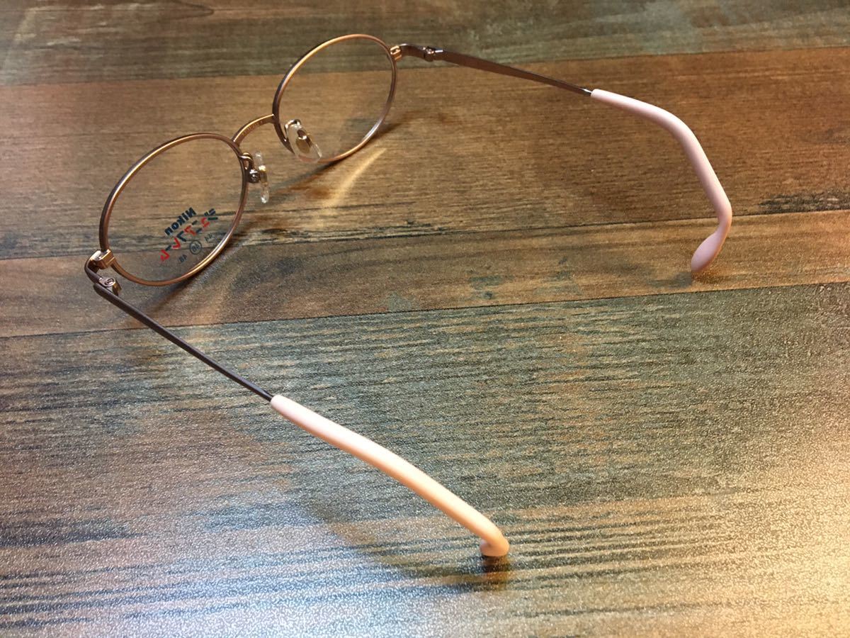 店頭展示品 新品 nikon ジュニアフレーム 子供用 眼鏡フレーム ヴィンテージ トラディショナル アンティーク サングラス メガネフレーム_画像3