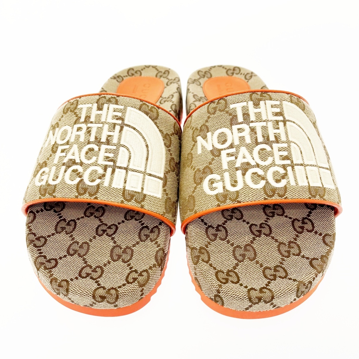 新品未使用】超レア!!GUCCI ザノースフェイス サンダル サイズ9
