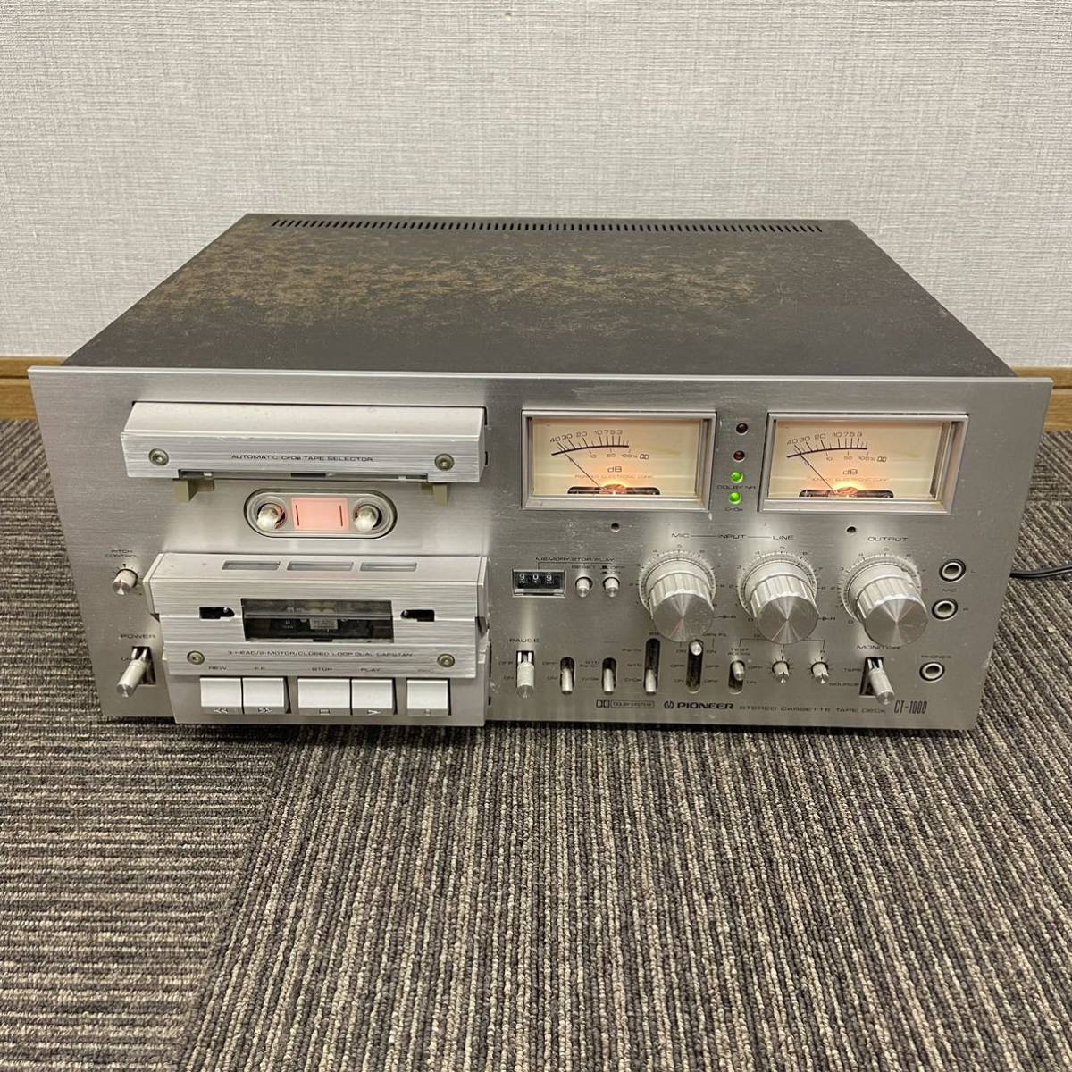 Pioneer パイオニア CT-1000 ステレオ カセットテープデッキ カセット