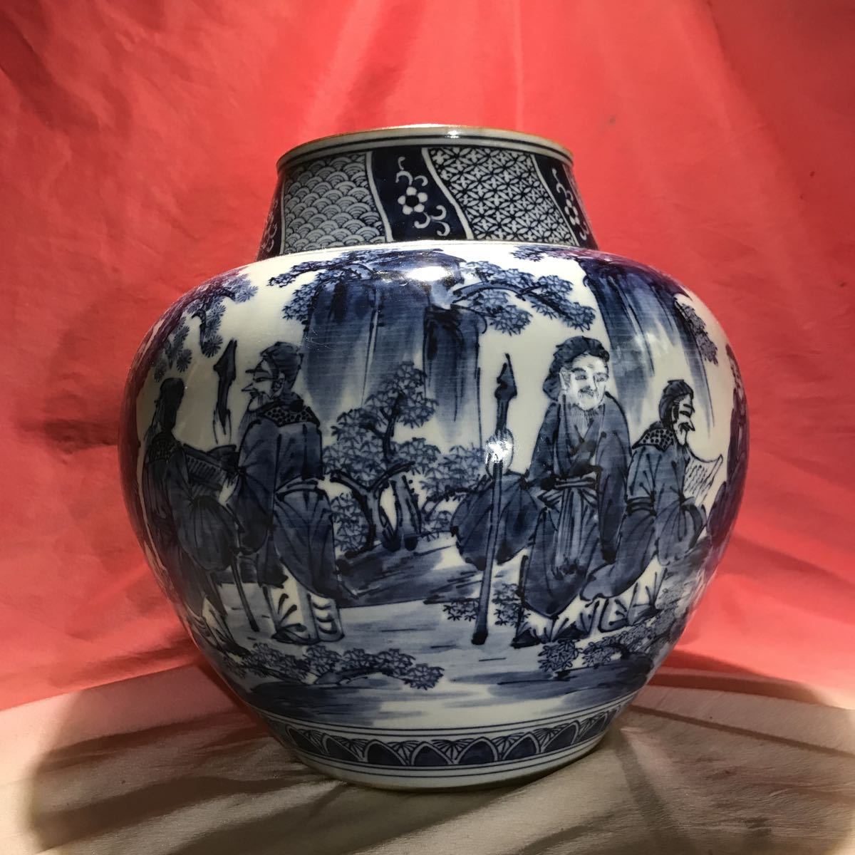 花瓶 花器 花入 昭和レトロ 骨董インテリア 陶芸陶磁 高さ230 胴径245