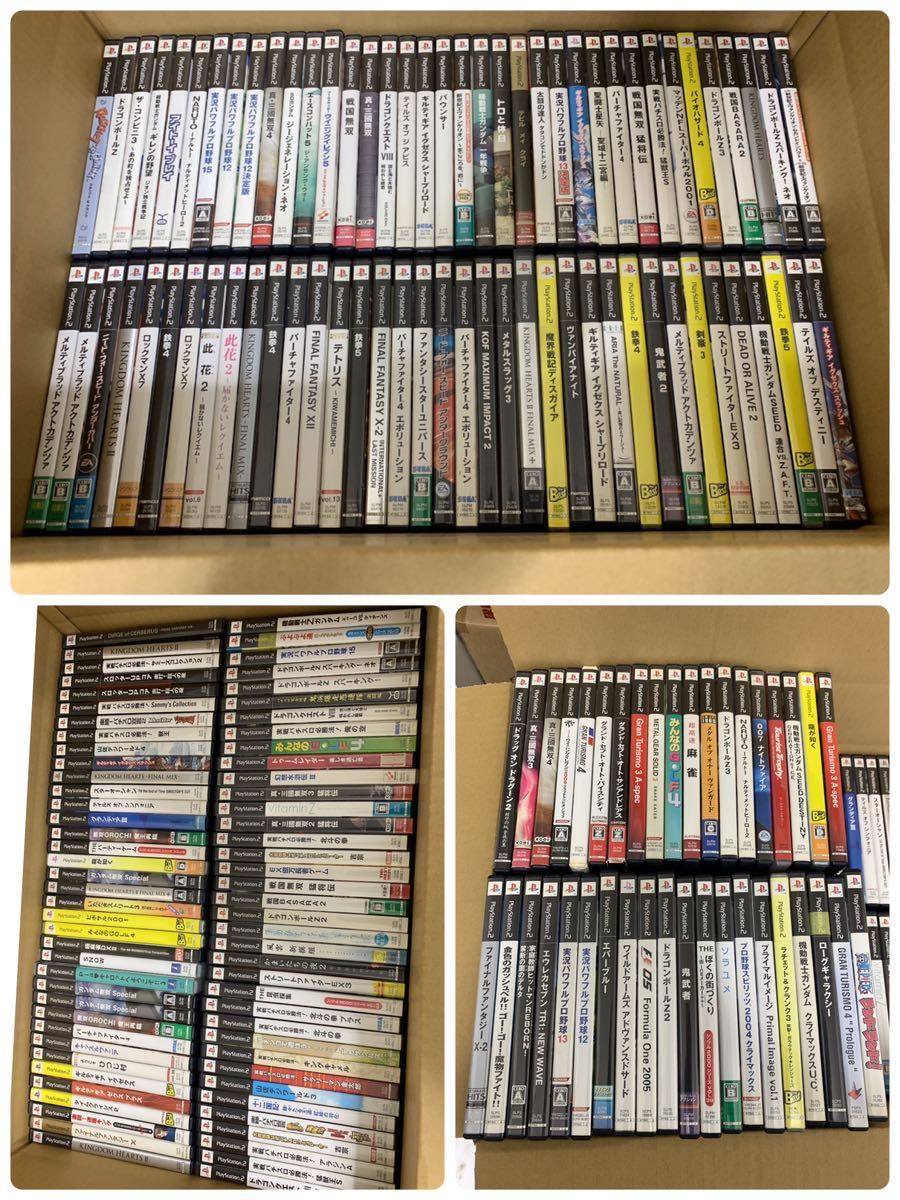 NO.67 ☆ps2ソフト約190本セット☆ 大量セット ☆ まとめ売り