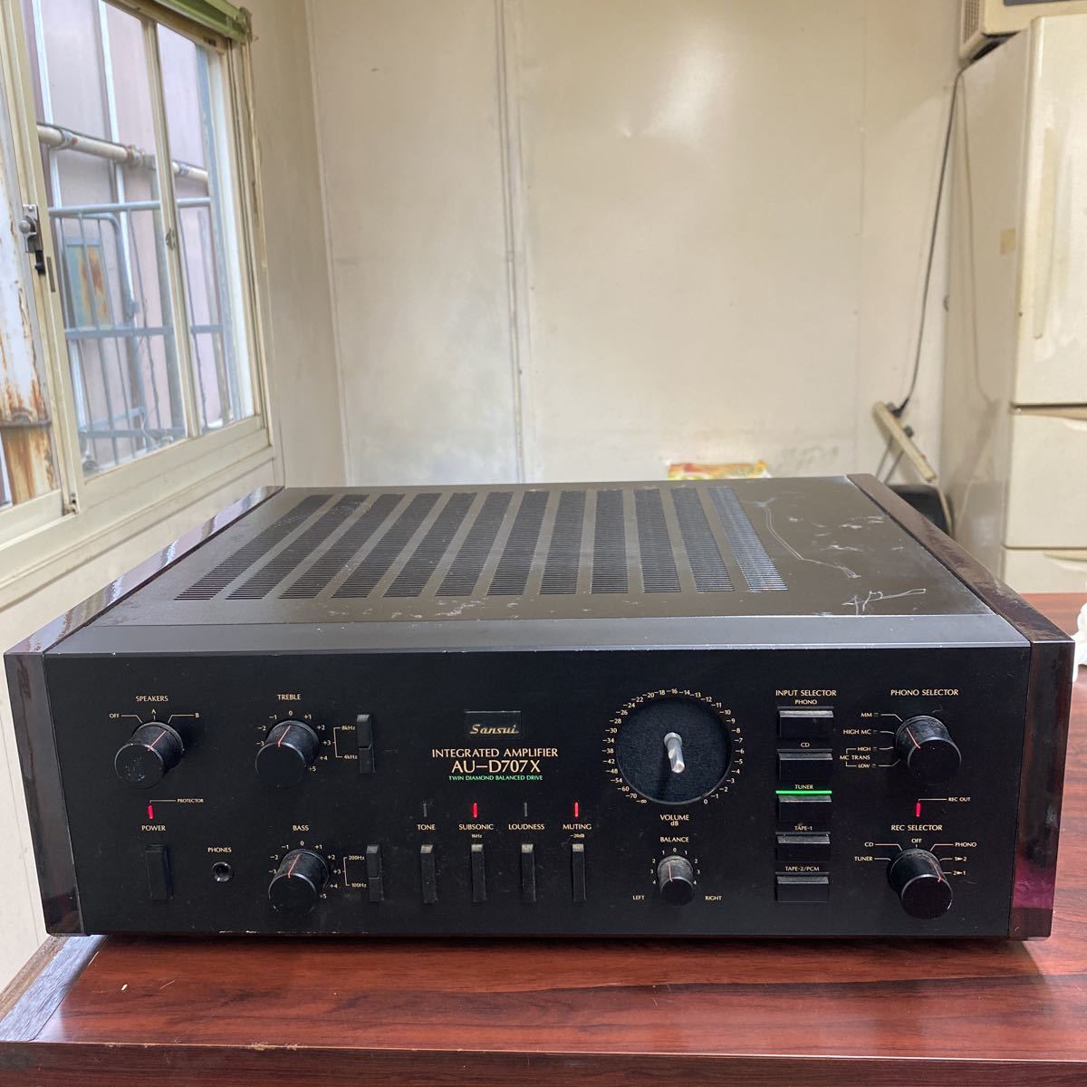 SANSUI プリメインアンプ AU-D707X ,通電OK,現状 www.esole.eu