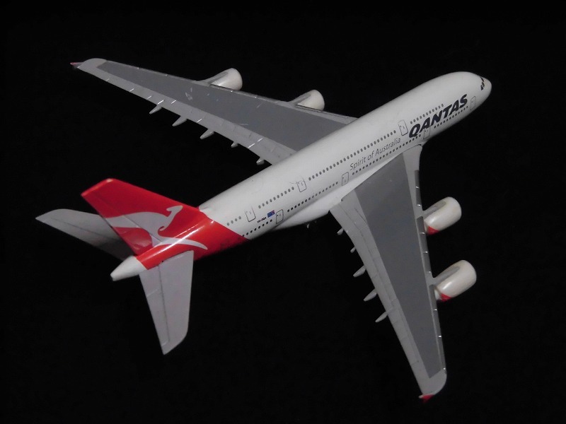 中古 ドイツ SHABAK MODEL / エアバス A380-800 カンタス航空 1/600 ダイキャストモデル / Qantas Australia_画像3