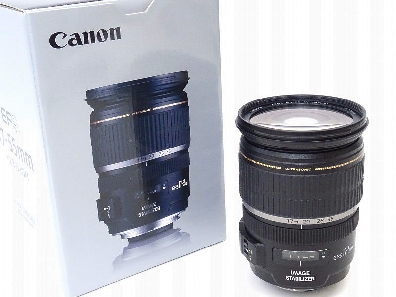 スノーブルー Canon ズームレンズ 17-55mm F2.8 EF-S IS USM
