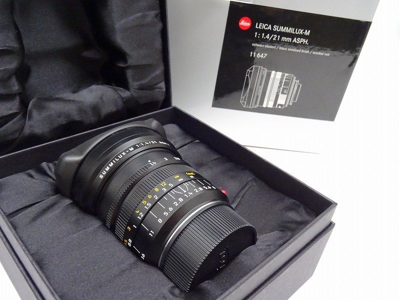 ヤフオク! - 【美品・元箱付】Leica 11647 SUMMILUX-M 21mm ...
