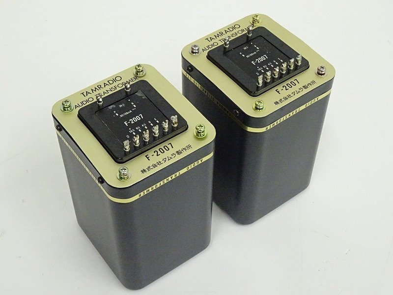 □□【未使用】TAMURA F-2007 出力トランスペア F2007 タムラ □□【未使用】TAMURA F-2007 出力トランスペア F2007 タムラ