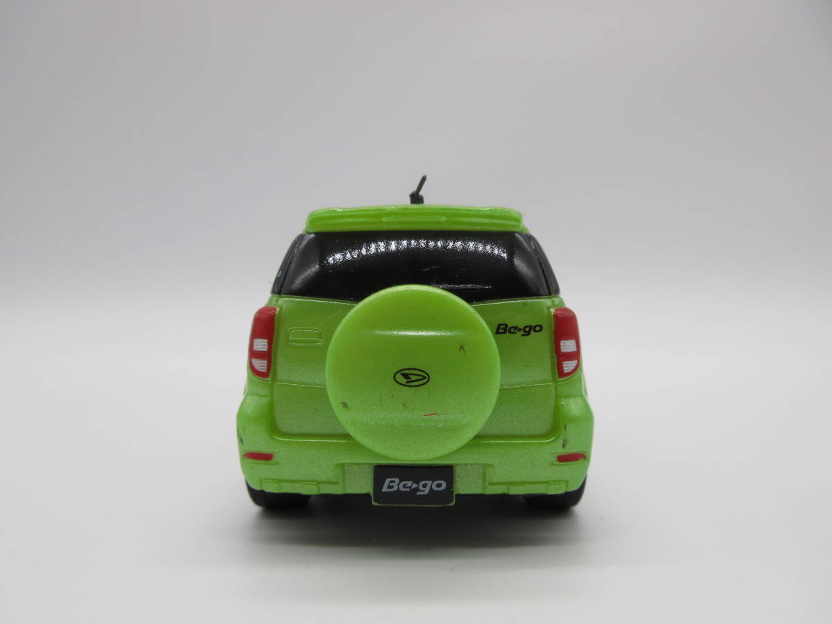 ダイハツ ビーゴ イエローグリーン プルバックカー ディーラー特注品 非売品 カラーサンプル ミニカーの画像3