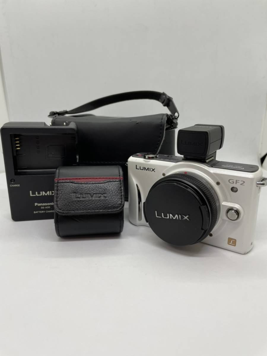 LUMIX DMC-GF2 & ビューファインダー/レンズ付き 動作良好