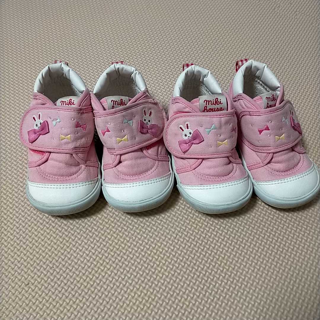 ラッピング ※ ミキハウス リボンシューズ 女の子サイズ14センチ kead.al