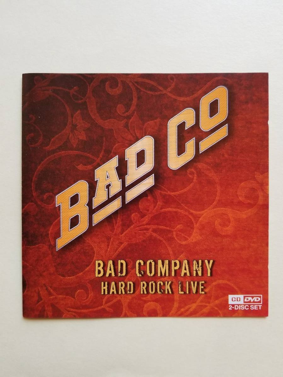CD&DVD　バッド・カンパニー　BAD COMPANY　HARD ROCK LIVE　輸入盤　ポール・ロジャース　ミック・ラルフス　サイモン・カーク