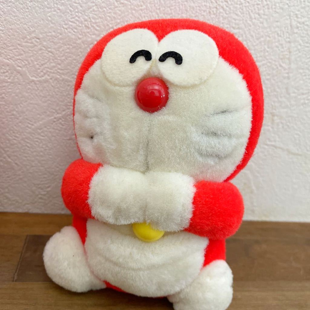 当時物'昭和レトロ'ドラえもん ぬいぐるみ 2体セット'赤い 当時物'昭和レトロ'ドラえもん ぬいぐるみ 2体セット'赤い