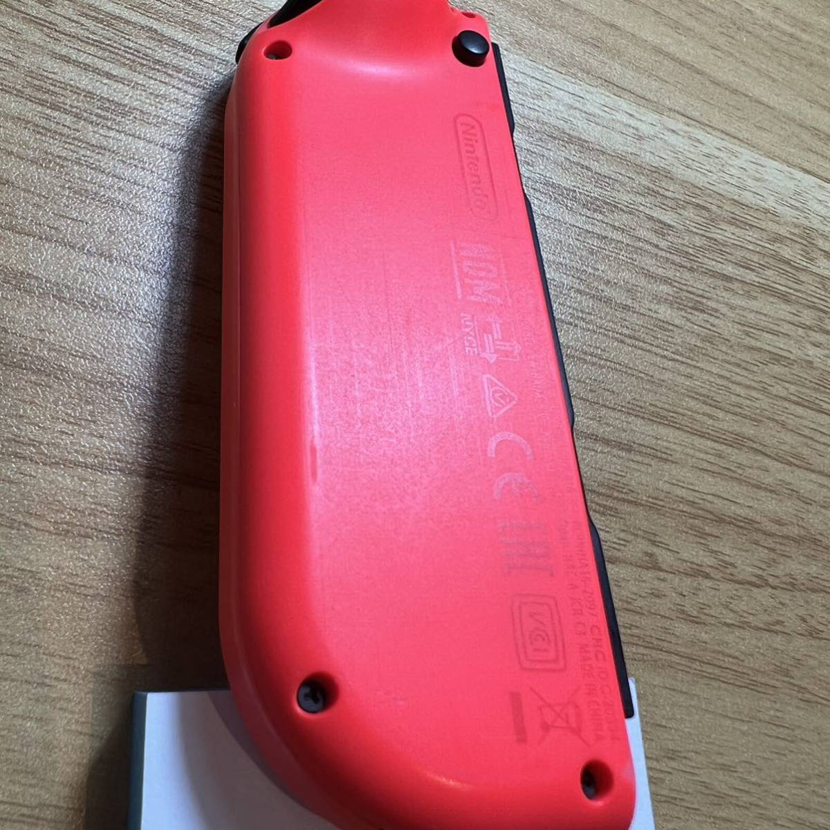 R5861 Nintendo Switch ジョイコン Joy-Con 右 ( R ) 任天堂 ネオンレッド 動作確認済み 保証あり