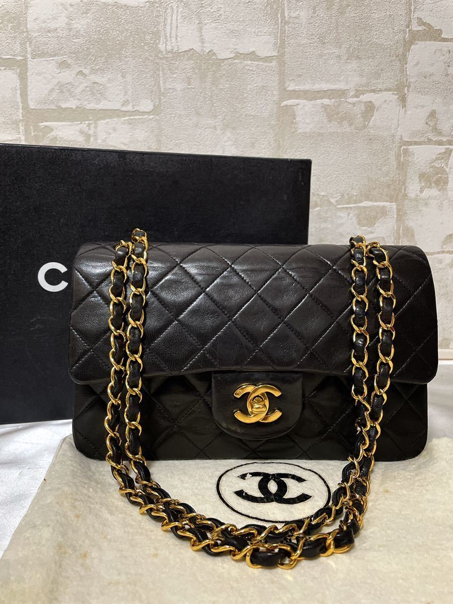 CHANEL シャネル マトラッセ ラムスキン チェーンショルダーバッグ