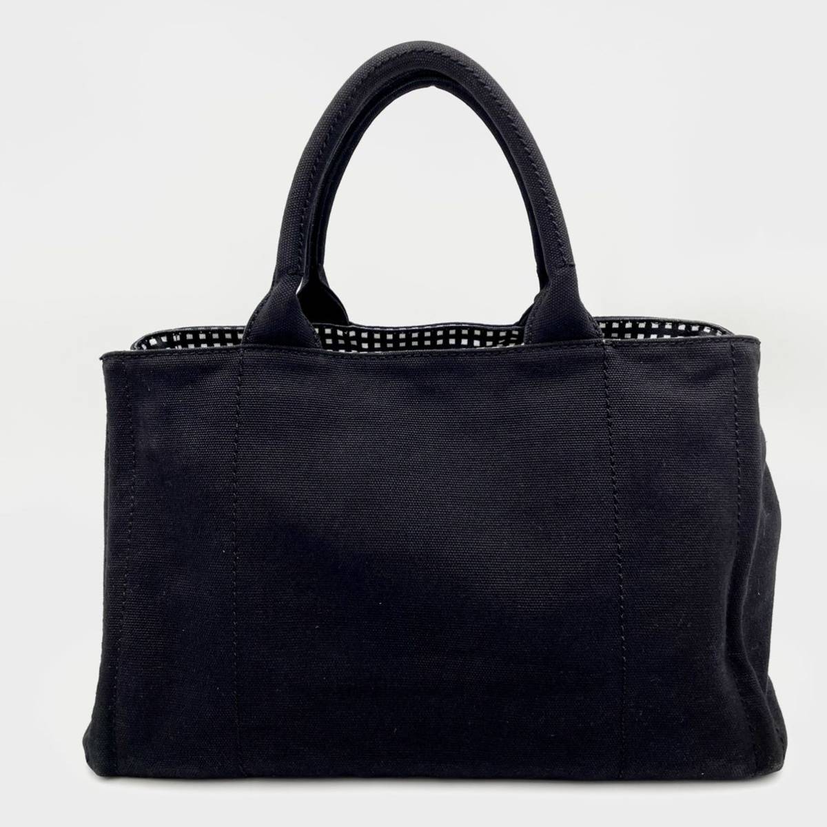 1円 □美品□ PRADA プラダ カナパ ブラック 黒 Mサイズ ショルダー