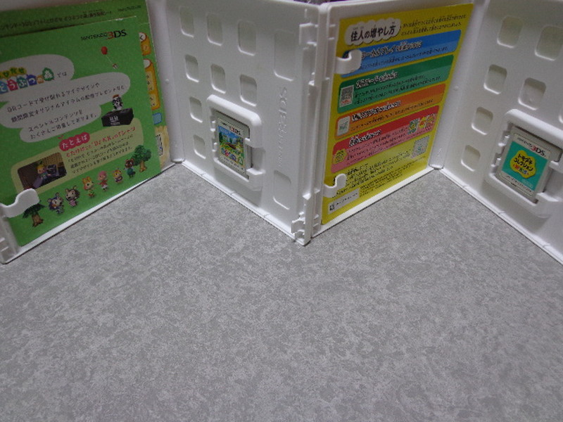 3DS ソフト 4本セット スーパーマリオ 3Dランド/マリオカート7/とびだせどうぶつの森/トモダチコレクション 新生活 中古