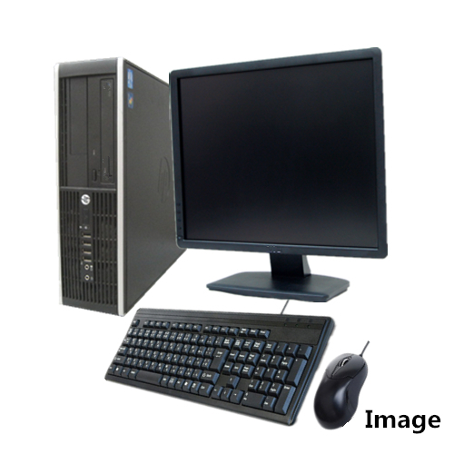 中古パソコン Windows XP Pro 32Bit搭載 19型液晶モニターセット HP Compaq シリーズ Celeron～/4G/250GB/DVD-ROM