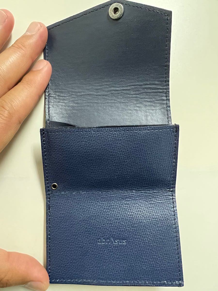 アブラサス(abrAsus) 世界一小さい財布 ネイビー メンズファッション アブラサス(abrAsus) 世界一小さい財布 ネイビー メンズファッション