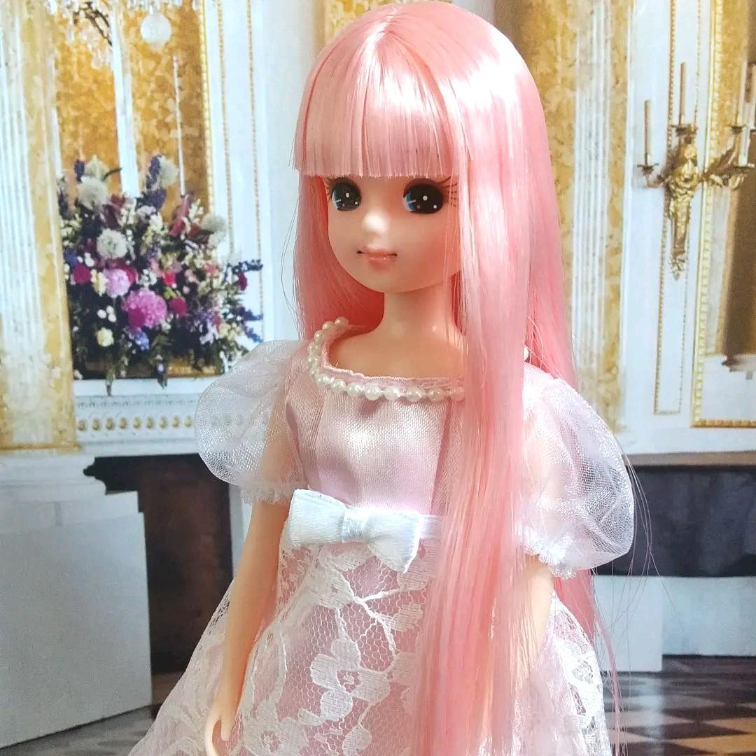 Yahoo!オークション - リカちゃん カスタムドール ピンク髪 リカちゃん
