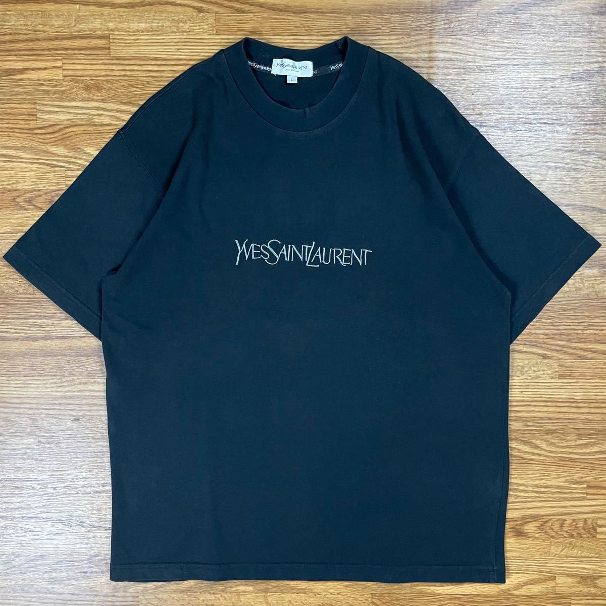 old Yves Saint Laurent ロゴ Tシャツ|イヴ・サン ローラン カットソー|YSL エディ スリマン半袖