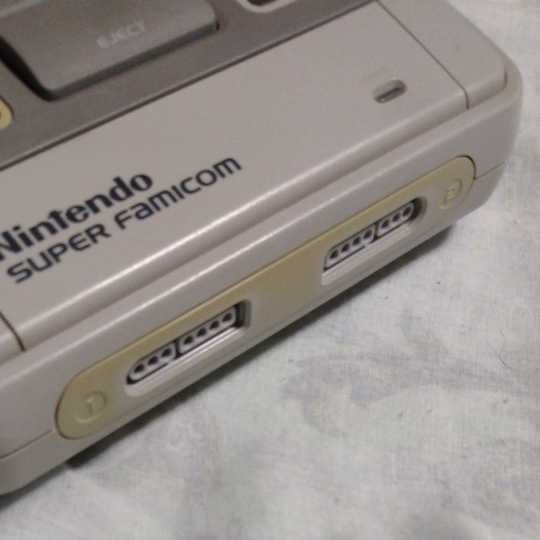ゲーム機本体　スーパーファミコン 中期　任天堂 ニンテンドー Nintendo SFC スーファミ　ACアダプター AVケーブル SHVC-001　RGB基盤_画像3