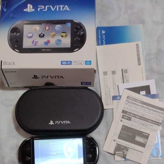 ゲーム機本体 PS Vita PCH-2000 Wi-Fiモデル ブラック PlayStation
