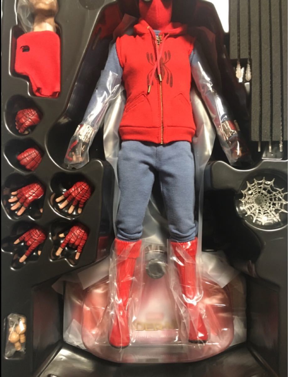 ホットトイズ ムービー・マスターピース スパイダーマン(ホームメイドスーツ) 1/6フィギュア