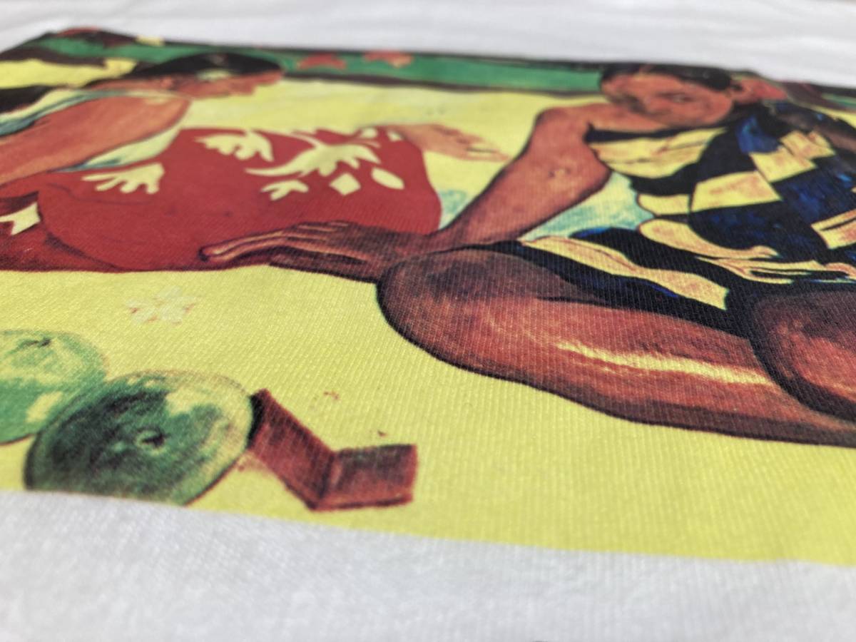 美品 90s ポール ゴーギャン Tシャツ M ビンテージ Paul Gauguin 絵画 アート 美術_画像6