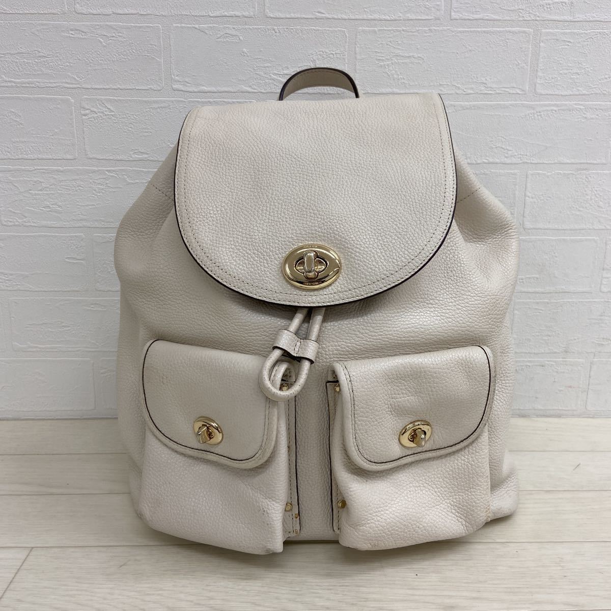 531◎ coach コーチ バッグ 鞄 リュック サック バックパック 内