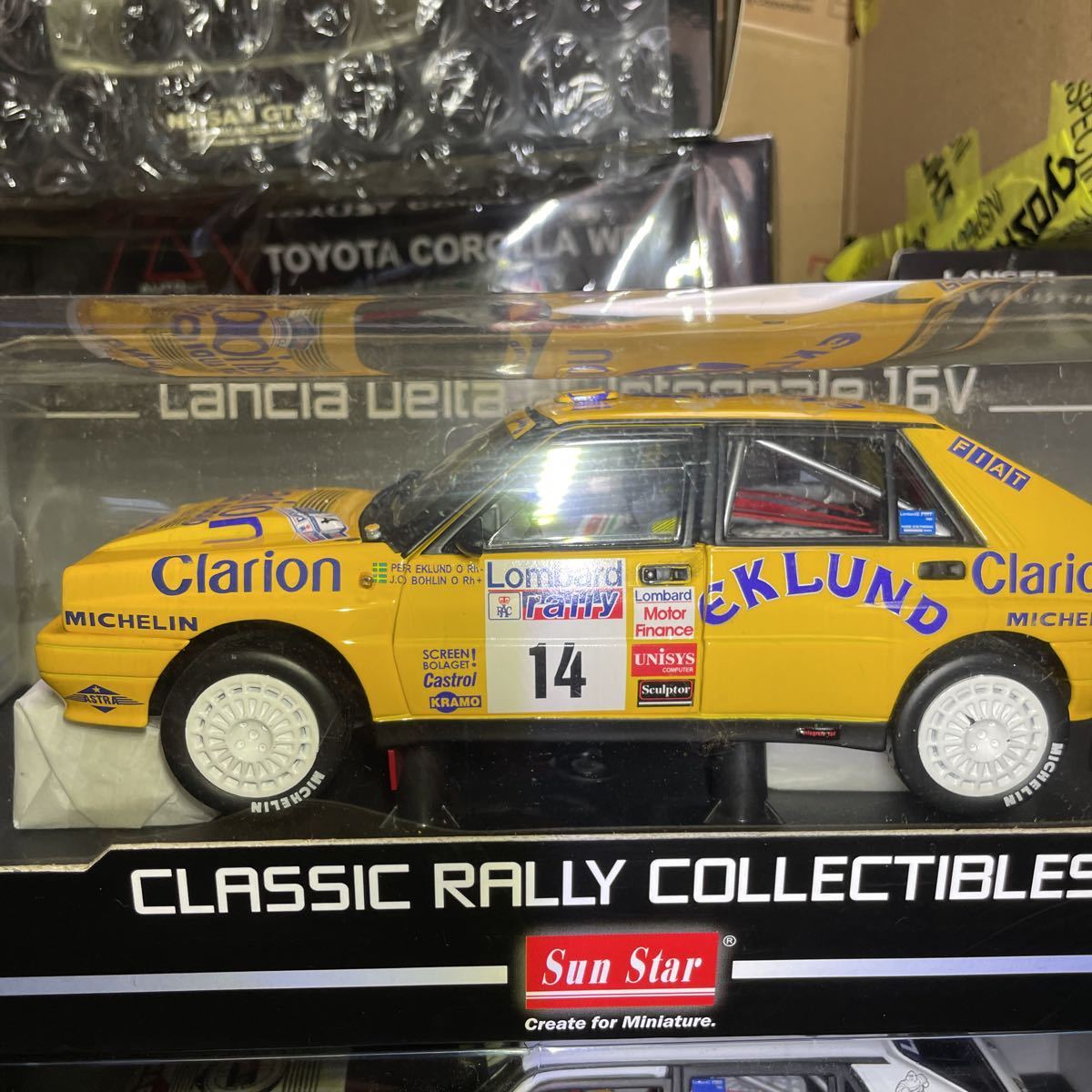 サンスター　1／18 ランチャ　デルタ　ＷＲＣ　6種　