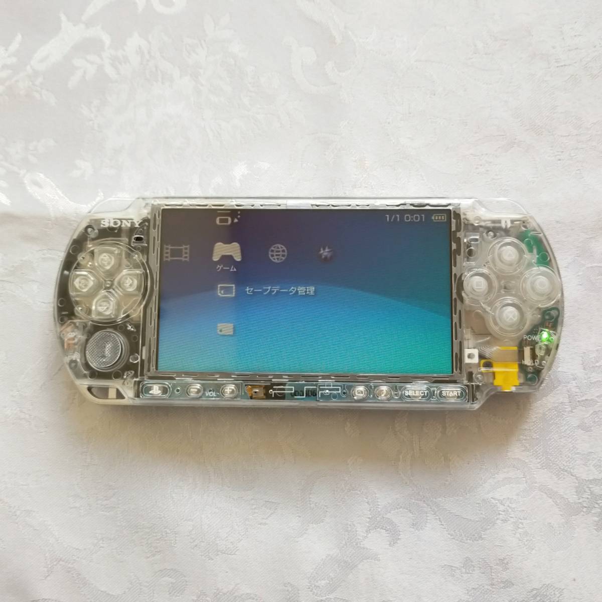 美品】【カスタム】PSP 3000 すぐ遊べるセット(スケルトン)- 美品】【カスタム】PSP 3000 すぐ遊べるセット(スケルトン)-