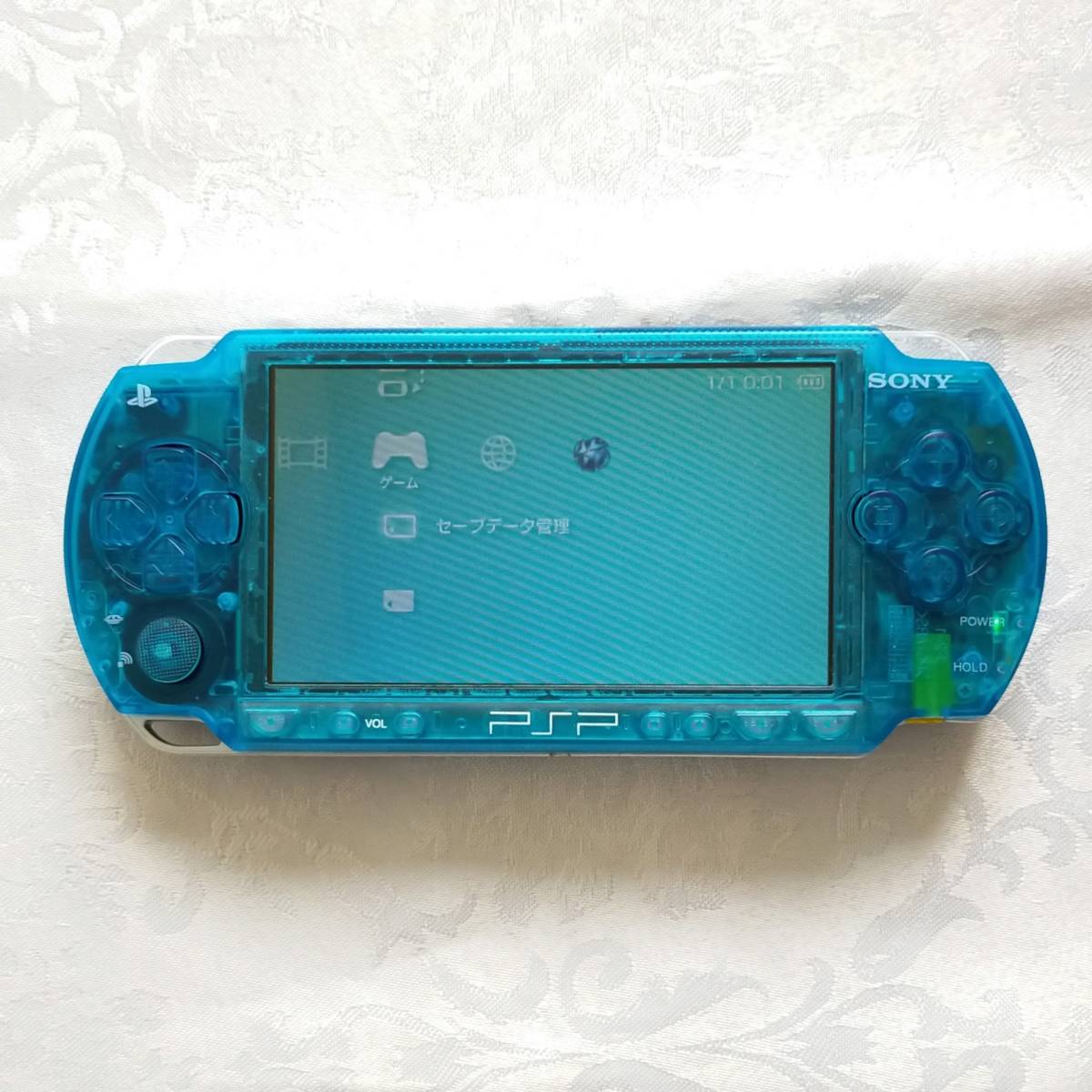 美品】【カスタム】PSP 1000 すぐ遊べるセット(クリアブルー)｜Yahoo