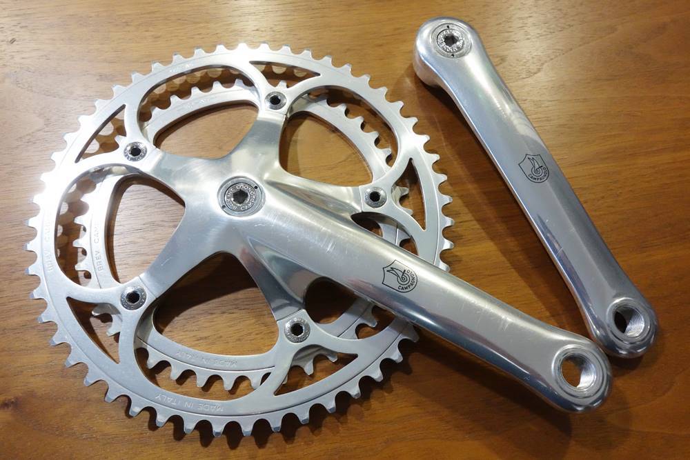 Campagnolo カンパニョーロ CHORUS C-レコード期 クランクセット 170mm 52t 42t Used美品 1980's ビンテージ