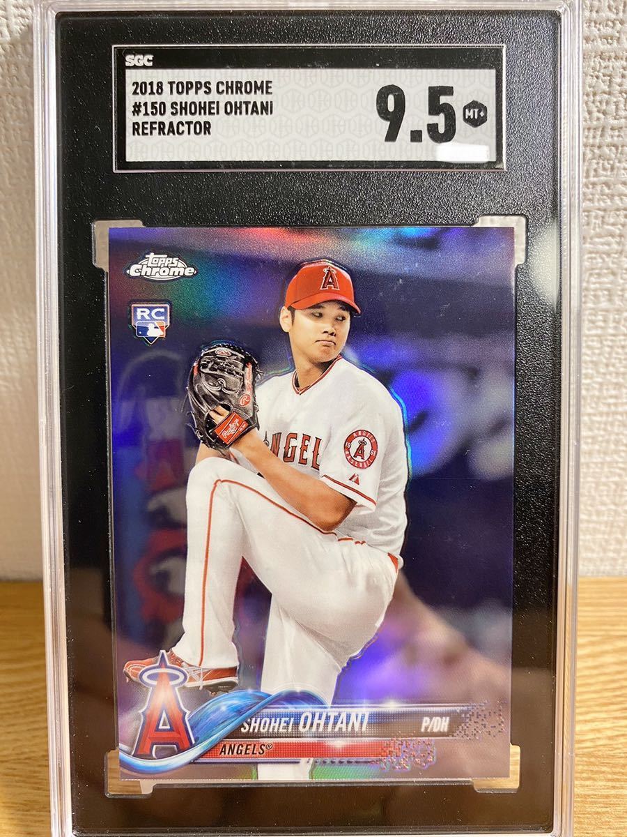 PSA9大谷翔平 Topps Chrome リフラクター ルーキーカード