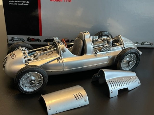 CMC 1/18 Auto Union Type D 1938 2986cc V12 アウトウニオン 美品