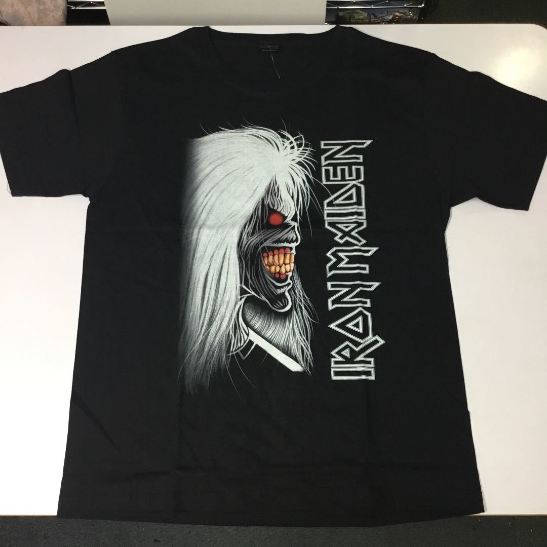 SR6B2♪ バンドデザインTシャツ Lサイズ　アイアンメイデン IRON MAIDEN ②_画像1