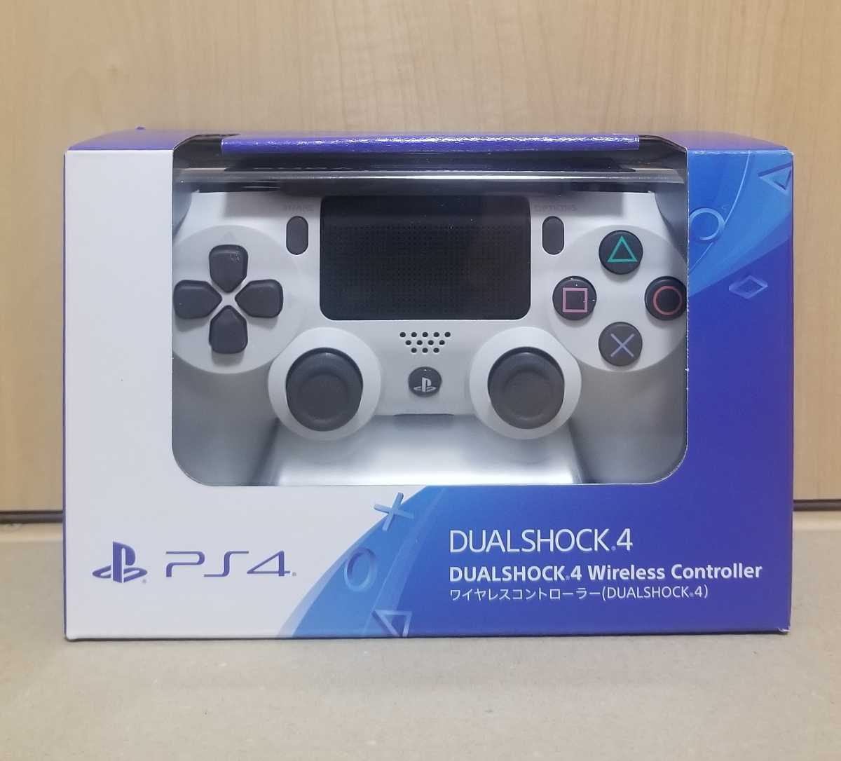 純正 新品 未開封 デュアルショック 4 PlayStation4 DUALSHOCK4 ワイヤレス コントローラー PS4 グレイシャー ホワイト CUH-ZCT2J13 白_画像1