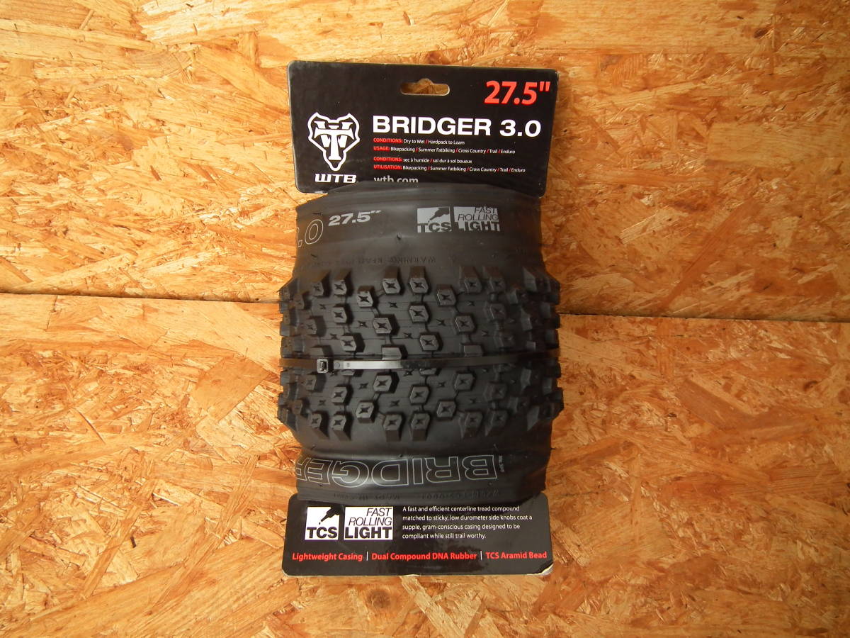 WTB BRIDGER 3.0 27.5" タイヤ (TCS LIGHT FAST ROLLING ジム・ブリッジャー)_画像1