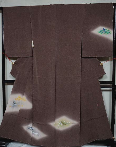 品揃え豊富で 絹100% 一越縮緬 手描き京友禅 日本画画家上村淳之 訪問