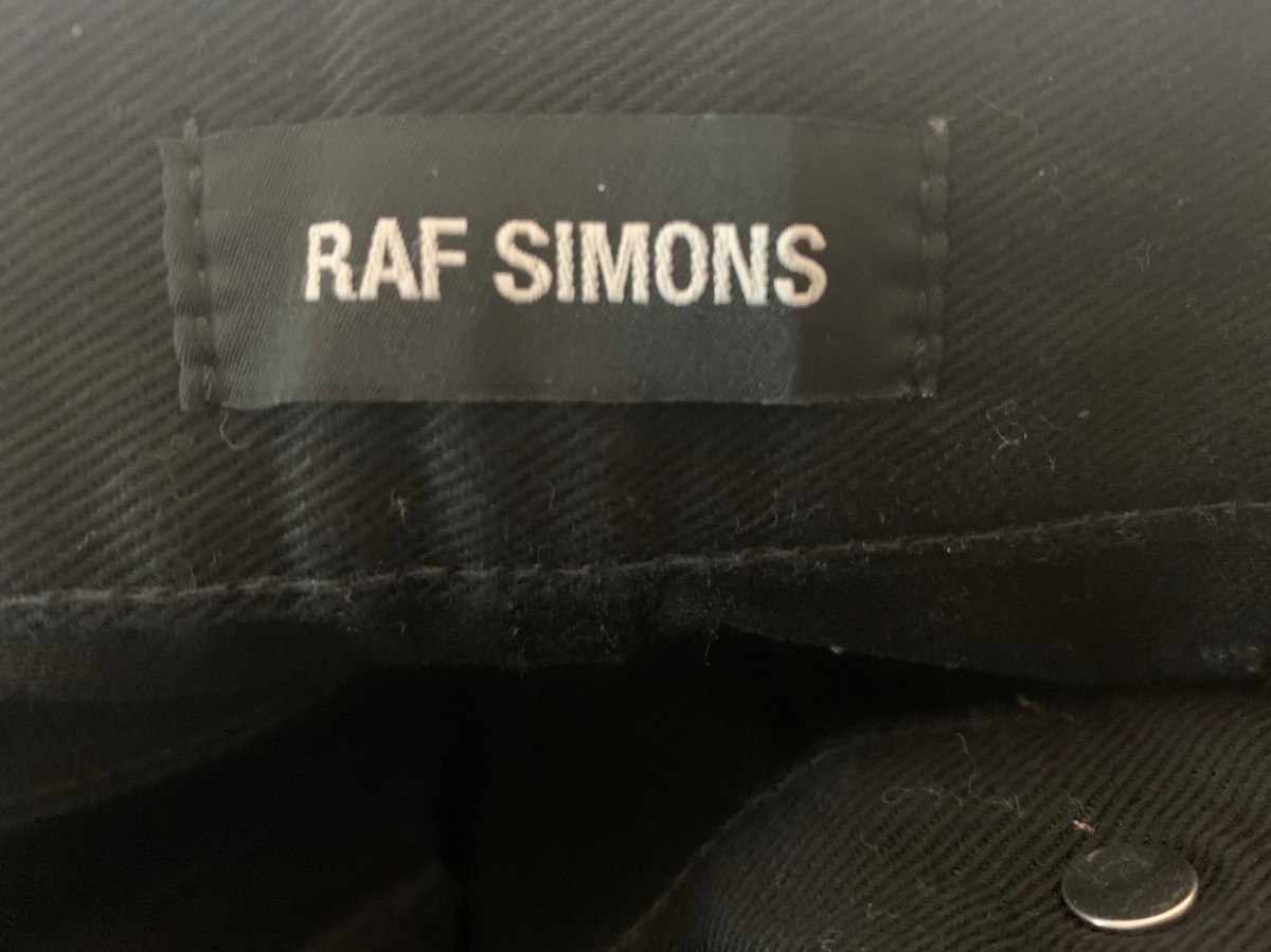 *RAF SIMONS Raf Simons * укороченные брюки Denim брюки 31