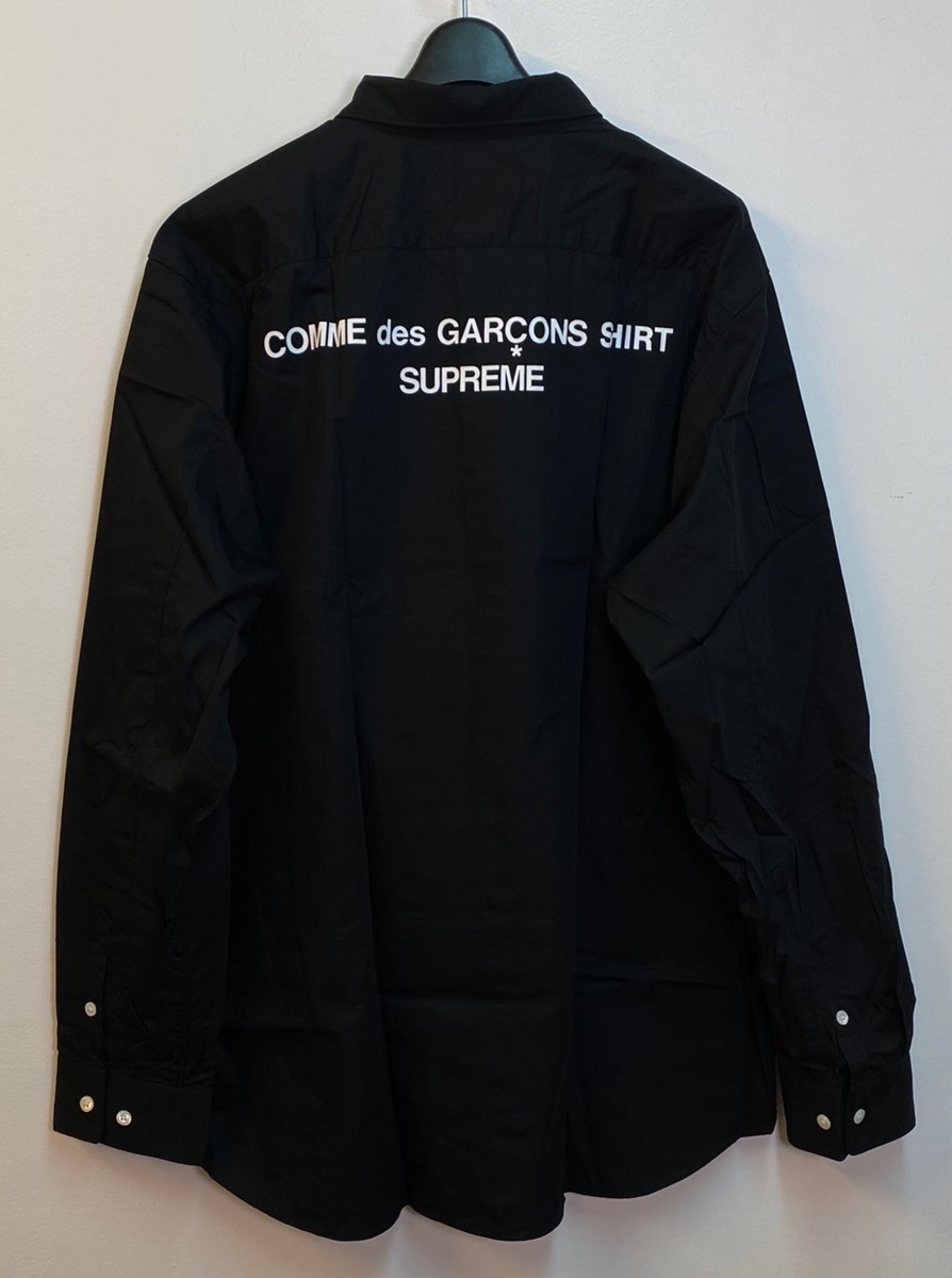 ☆Supreme×COMME des GARCONS SHIRT シュプリーム×コムデギャルソンシャツ☆ 18AW パッチワークシャツ ブラックの画像2