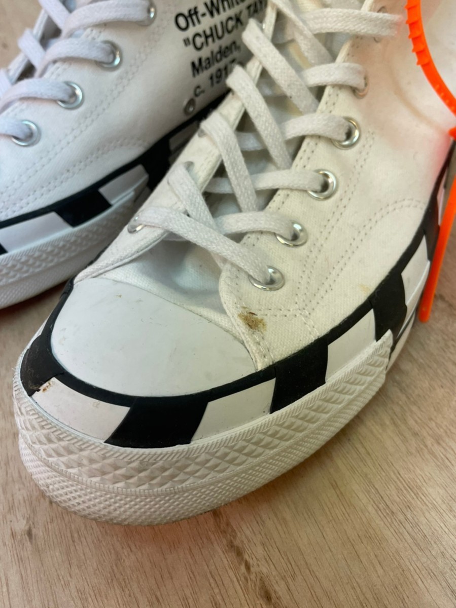 ☆Off-White オフホワイト☆×Converse コンバース　 Chuck Taylor チャックテイラー70 ハイ スニーカー_画像3