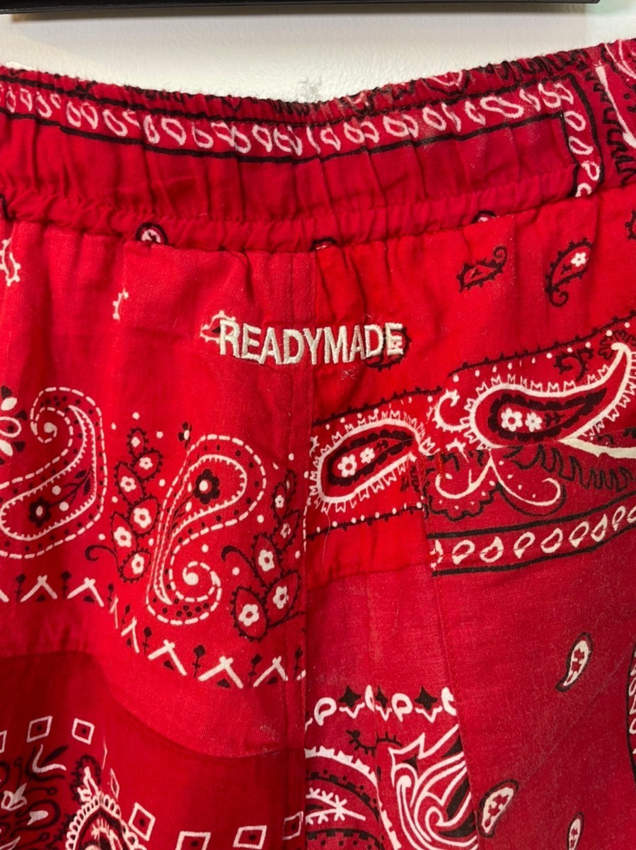 ☆READY MADE レディメイド☆ 20AW SLEEPING PANTS バンダナスマイルスリーピングロングパンツ_画像5