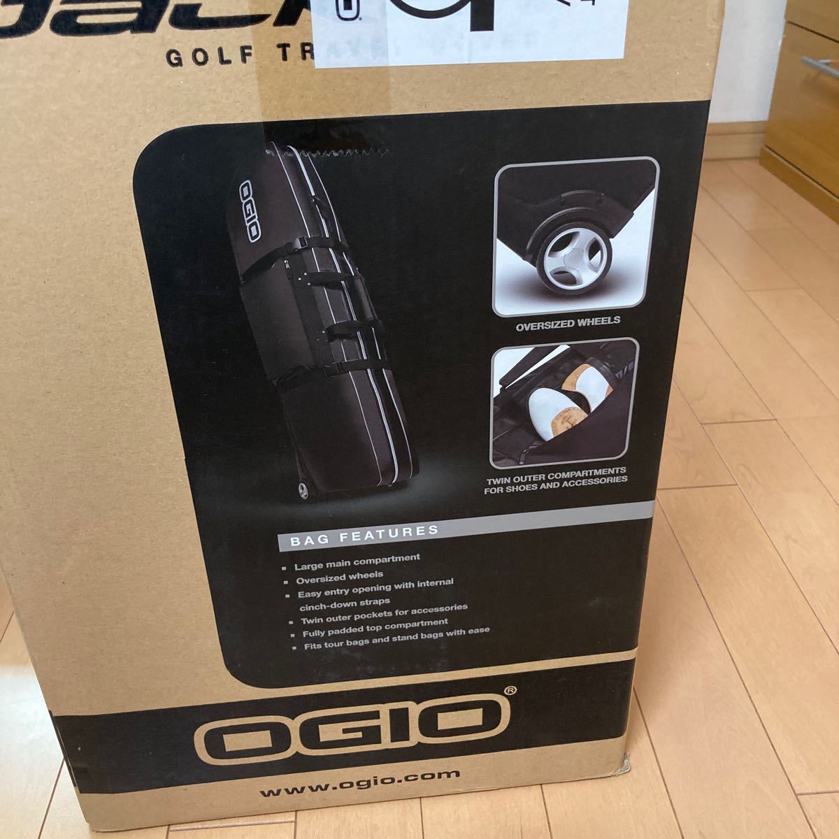OGIO ゴルフ トラベルバッグ グレー 1回使用 箱付き STRAIGT JACKET