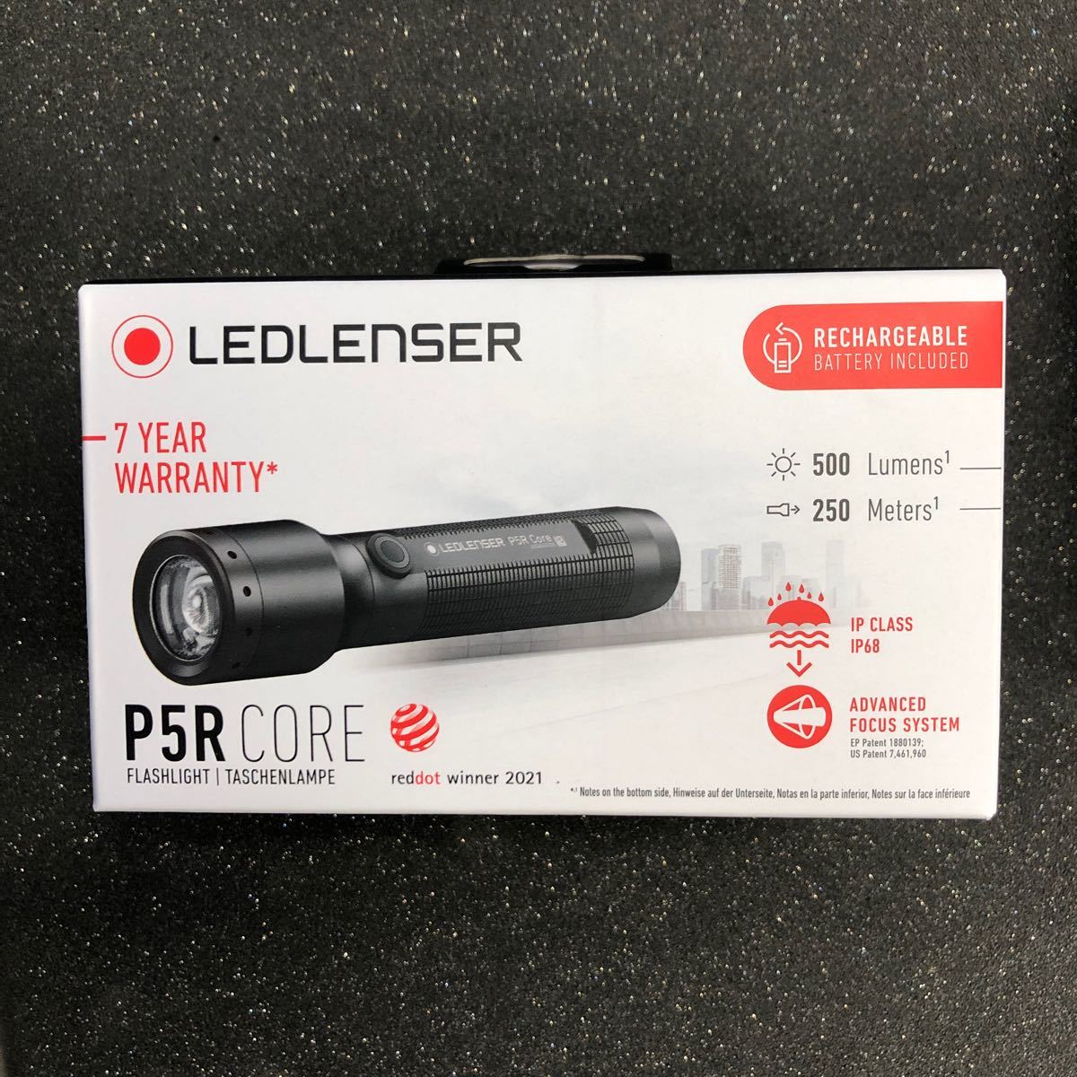 LEDLENSER　充電式LEDライトP5RCore＋充電池＋ブラケット　新品未使用品